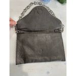 Sondra Roberts Zipper Trim Chain Strap Clutch Bag Evening Party Purse Photo 1