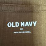 Old Navy NEW  Brown Rib Knit Long Sleeve Square Neck Pullover Sweater Top Size 3X Photo 2