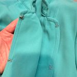 Kate Rosy Women's Small Blue Teal Double Button Blazer Long Sleeve Jacket Photo 7