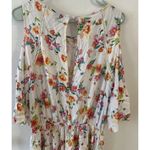 Torrid  Romper White Floral Print Cold Shoulder‎ 00 (10 M/L) Photo 5