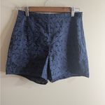 A New Day Navy Eyelet Women Shorts size 4 Photo 1