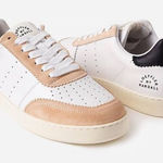 Loeffler Randall Keeley Sneaker 6 White Blush Pink & Black Photo 0