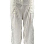 Club Monaco Women's White Linen High Waisted Wide Leg Palazzo Trousers Pants 34 Photo 0