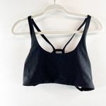 Vuori Yosemite Scoop Neck Strappy Back Sports Bra Black Large Photo 2