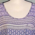 Adrienne Vittadini purple rayon cap sleeves “t-shirt” in size 2X. EUC Photo 1