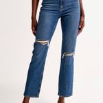 Abercrombie & Fitch The Ankle Straight Ultra High Rise Jeans Size 26 Photo 0