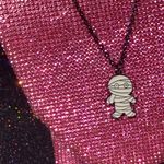 Mummy Necklace Black Jewelry for Women Gothic Halloween Creepy Costume Egirl Emo Photo 7