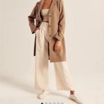 Abercrombie & Fitch Abercrombie Wool-Blend Dad Coat in Light Brown Photo 1