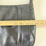 J.Jill Genuine Black Leather Hobo Bag Tote Shoulder Large Bag 15.5”x11” Photo 8