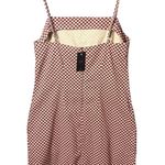 Levi's Womens Mini Dress Square Neck Cotton Pink Checkered Casual Size L Photo 1