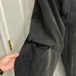 Hollister  Ultra High Rise Dad Jeans 27 Black NWT Women’s 5R Side Slit Photo 3