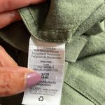 Time And Tru  Army‎ Green Jacket. Size Small. Linen/Viscose blend. Photo 4