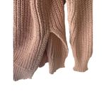 Aerie Size Medium Light Pink Knit Round Neck Sweater Coquette Soft Cozy Photo 4