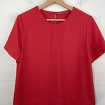 Everlane Vibrant Coral Short Sleeve Top size 6 Photo 1