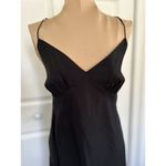 Madewell Layton Sadie Midi Cami- Slip Dress In True Black Size 0 Photo 5