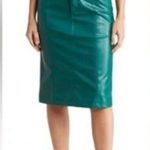 Nsr NWT Faux Leather Pencil Skirt Nordstrom Green Size XS NEW Photo 0