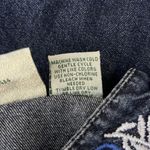 The Vermont Country Store Embroidered Denim Jacket Women's M Blue Floral Boho‎ Size M Photo 6