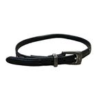 Brighton Womens Belt Sead Beaded Southwestern Black Leather 5/8" Size S 28 Photo 2