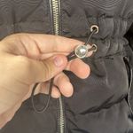 ZARA  Woman Black Down Puffer Jacket  Polyester Womans LARGE Fleece Lining Photo 7