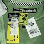 JAMIE SADOCK Avocado Green Cap Sleeve Top Silver Studs NWT $55 Size‎ Small Photo 6