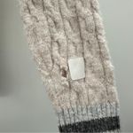 Central Park West RTR Bobbie Cream Long Sleeve Cable Knit Polo Sweater Sz XS Photo 8