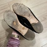 Giuseppe Zanotti  Design Black Patent Leather Buckle Ballet Flats Size 38.5/8.5 Photo 8