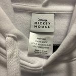 Disney  Mickey Mouse Women's Hoodie White Size Large Photo 3