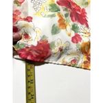 CEU) HUG Women Size medium floral dress off shoulder sleeves Elastic Top blouse White Photo 4