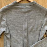 Joseph Long Sleeve Crew Neck Merino Wool Long Sleeve Sweater in Grey Size Large Photo 7