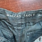 American Eagle  Black Linen Shorts with Tie Belt Size 2 Photo 5