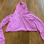 Pink Purple hoodie with towel material Photo 0