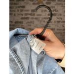 Grace + Karma | women denim button down dress puff sleeves Blue Photo 2