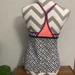 Nike  women’s black/white/purple tankini top size M Photo 5