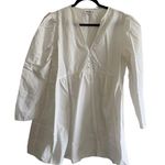 Missguided poplin v neck button smock dress size 12 Photo 1