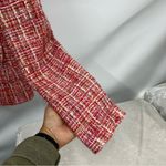 Carlisle  2 Tweed Blacker Jacket Coat Pink Red Orange Ivory Wool Silk Suit Career Photo 10