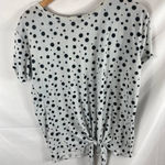 Thyme + Honey NWT  Polka Dot Tie Bottom Tshirt Medium Photo 3