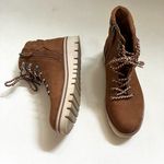 Caslon  Hanley Brown Water Resistant Lace Up Boots Size 7.5 Photo 0