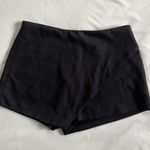 LF SEEK the Label black suede wrap shorts Photo 2