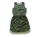 Athleta Dress S Rincon Voyage Print Eucalyptus Olive Athleisure Photo 2