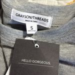 Grayson Threads Grayson/Threads women’s size small Heather grey long sleeve Grateful Sweatshirt Photo 5