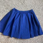 Forever 21 🦋  Royal Blue Skater Skirt Mini Casual Cheerleader High Waist Small Photo 0