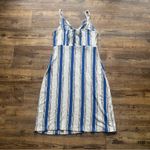Love Tree Tie-Front Cutout Spaghetti Strap A-Line Dress Smocked back Sz Lg Photo 6