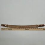 Vintage Judith Leiber Snakeskin Leather Belt Gold Metal Stone Buckle Adjustable Tan Photo 8