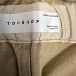Topshop  Paper Bag Tan Button Fly Shorts‎ Size 12 Photo 7