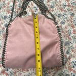 Stella McCartney Falabella suede bag with chain pink color bohemian luxurious Photo 4