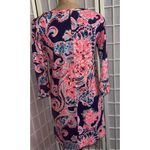 Lilly Pulitzer  Preppy Designer Old Money Paisley Floral Knee Length Dress Small Photo 4