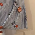 Alexander Jordan floral stripe top Blue Size L Photo 1