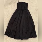 House Of CB NEW  contessa Black Strapless Satin Corset Midi Dress Sz S a-c Photo 4