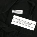 NWT Transparente Germany Black Lagenlook Asymmetrical Hem Tunic Top O/S XL 1X 2X Photo 8