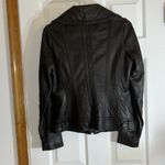 Michael Kors Michael Women’s Leather Jacket Size Med-EUC Photo 3